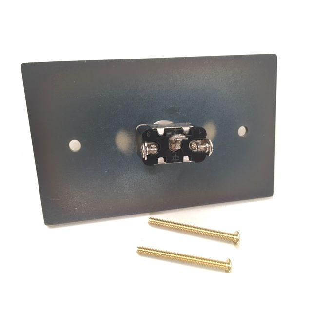 かっこいいレトロオシャレな壁スイッチ♪トグルスイッチ付プレート　アンティークシングル　昭和モダン　シャビー　アメリカン　カントリー　男前　工業系 |  | 03