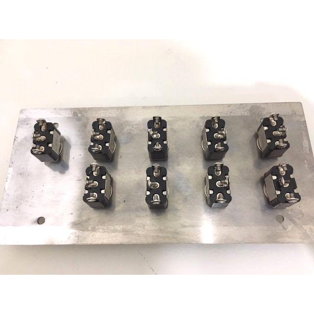 最安値挑戦中★9口トグルスイッチカバー◎プレート レトロオシャレな壁スイッチ♪シルバーアルミ アンティークシャビー |  | 01