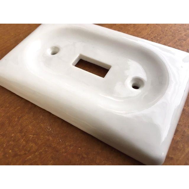 最安値挑戦中★アメリカンスイッチ陶器製プレートセット 1口 ホワイト♪ 白 レトロ オシャレ カントリー 昭和モダン |  | 02