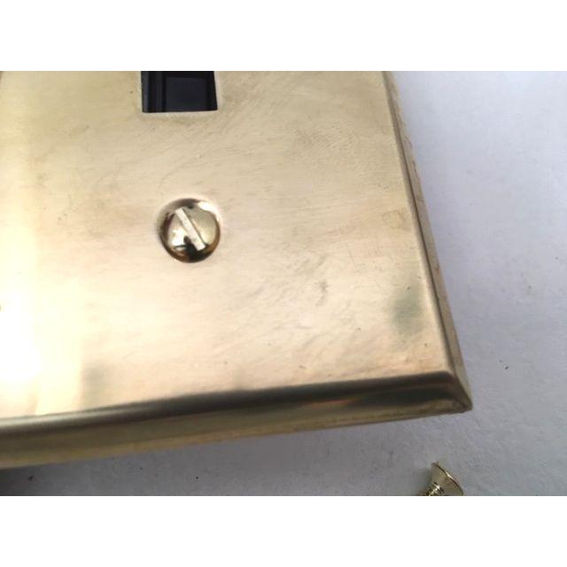 最安値挑戦中★アメリカンスイッチプレートセット 3口 真鍮製♪ ゴールド レトロ オシャレ カントリー |  | 02