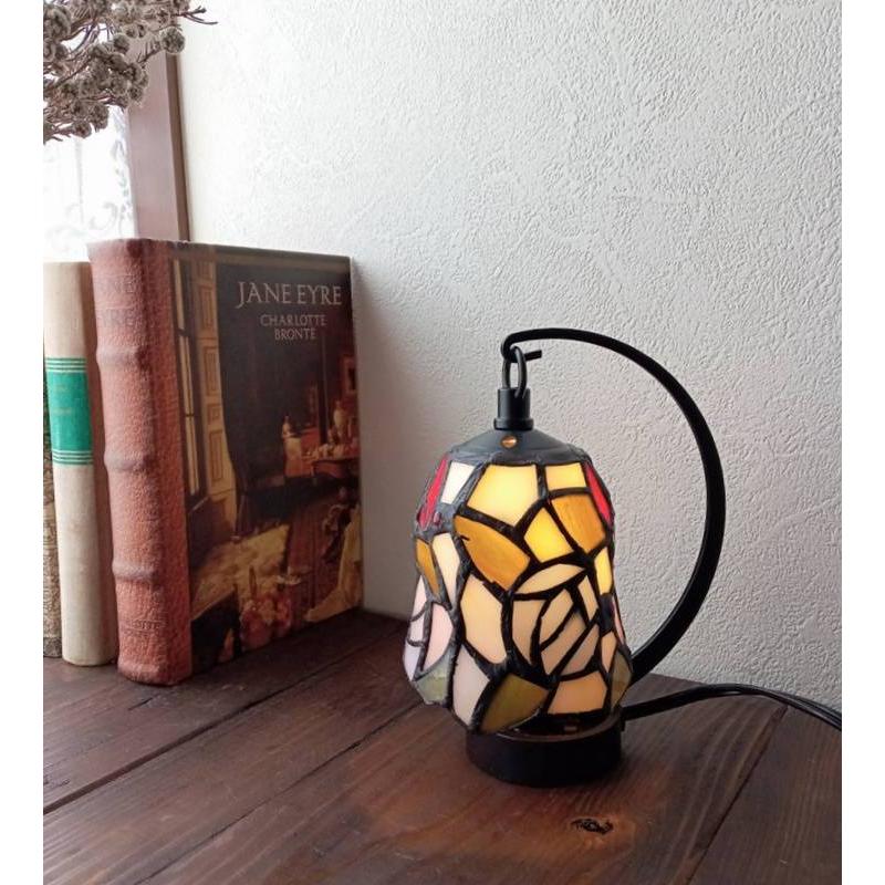 ミニアイアン吊り型ランプベース000　E12　ステンドグラスランプトルコランプ等のワークショップハンドメイドに　パーツフロアスタンド |  | 03