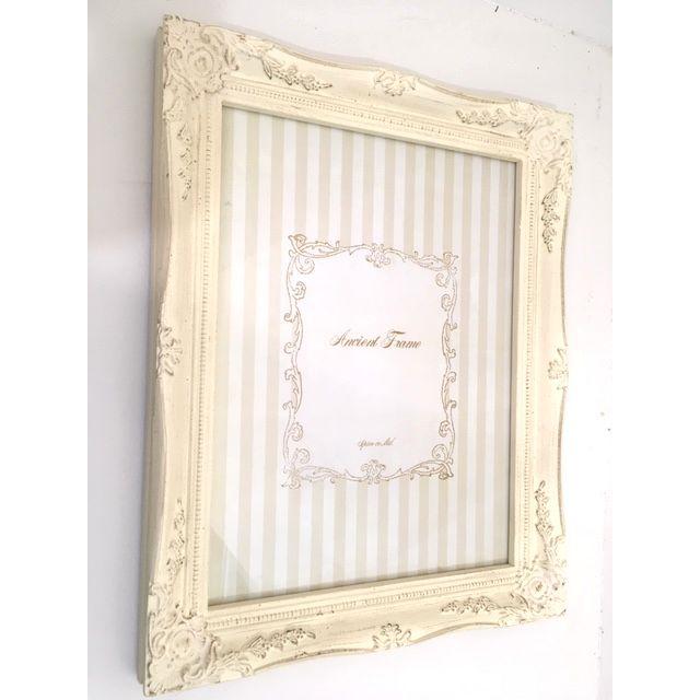 ★ゴシック調アンティークピクチャーフレーム  Lサイズ　壁掛け　ロココ調　絵画　シャビー　ヨーロピアン　オシャレ　かっこいい　北欧　額縁 | 