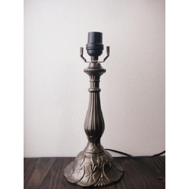 最安値挑戦中☆ステンドグラス専用ランプベース ブラウン フロア