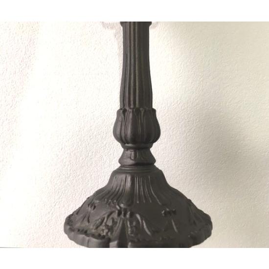 最安値挑戦中★ステンドグラス専用ランプベースH34　E12　ブロンズダークブラウン　フロアスタンドタイプ　テーブルランプ　シェード用フレーム卓上照明 |  | 07