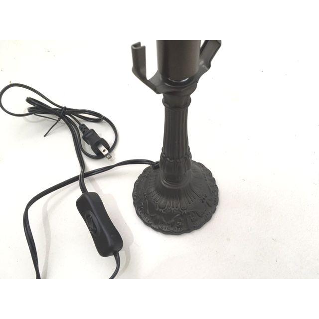 最安値挑戦中★ステンドグラス専用ランプベースH34　E12　ブロンズダークブラウン　フロアスタンドタイプ　テーブルランプ　シェード用フレーム卓上照明 |  | 08