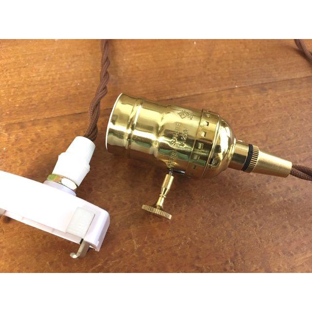 真鍮真鍮製 ノスタルジック ゴールド E26ソケットランプシェード1灯 ペンダントランプ灯具/LED電球対応 |  | 03