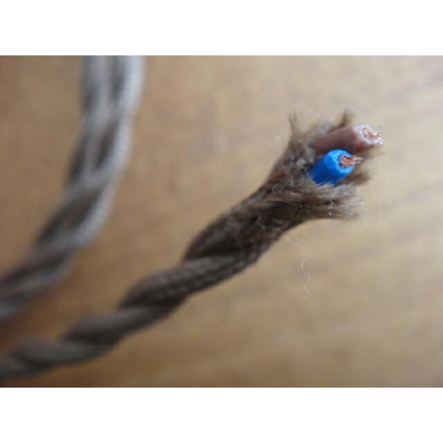 ★ツイストコード茶色　照明器具のコード延長に50cm価格　布コード加工ペンダントランプのコードを長くしたい場合に♪ブラウン　雑貨通販【RCP】 |  | 01