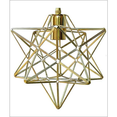 最安値挑戦中★LED電球付き スターライトM 星型ペンダントランプ アンティークブロンズ ブラック レトロ |  | 11