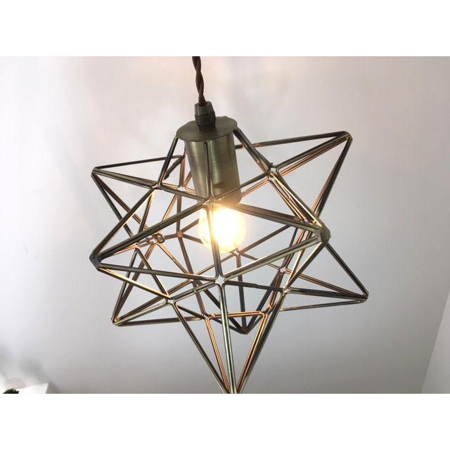 最安値挑戦中★LED電球付き スターライトM 星型ペンダントランプ アンティークブロンズ ブラック レトロ |  | 06