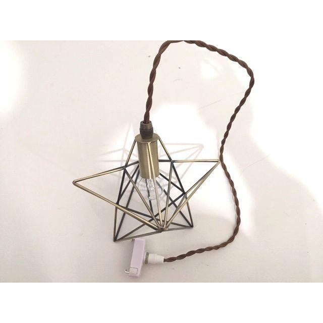 最安値挑戦中★LED電球付き★スターライト 星型ペンダントランプ アンティークブロンズ ブラック レトロ ペンダントライト フレンチカントリー |  | 02