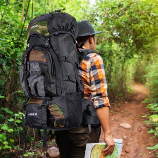 [HAWK GEAR(ホークギア)] バックパック 55L 防水 大容量 レインカバー ザック 長期旅行 防災 災害 レインカバー ザック |  | 10