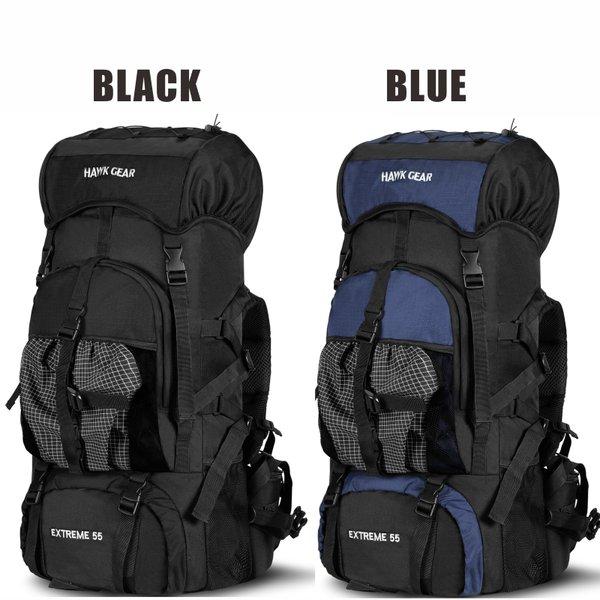 [HAWK GEAR(ホークギア)] バックパック 55L 防水 大容量 レインカバー ザック 長期旅行 防災 災害 レインカバー ザック |  | 12
