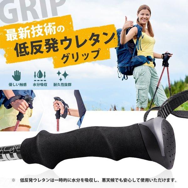 HAWK GEAR(ホークギア) トレッキングポール 2本セット 超軽量アルミ  アンチショック機能付 |  | 05