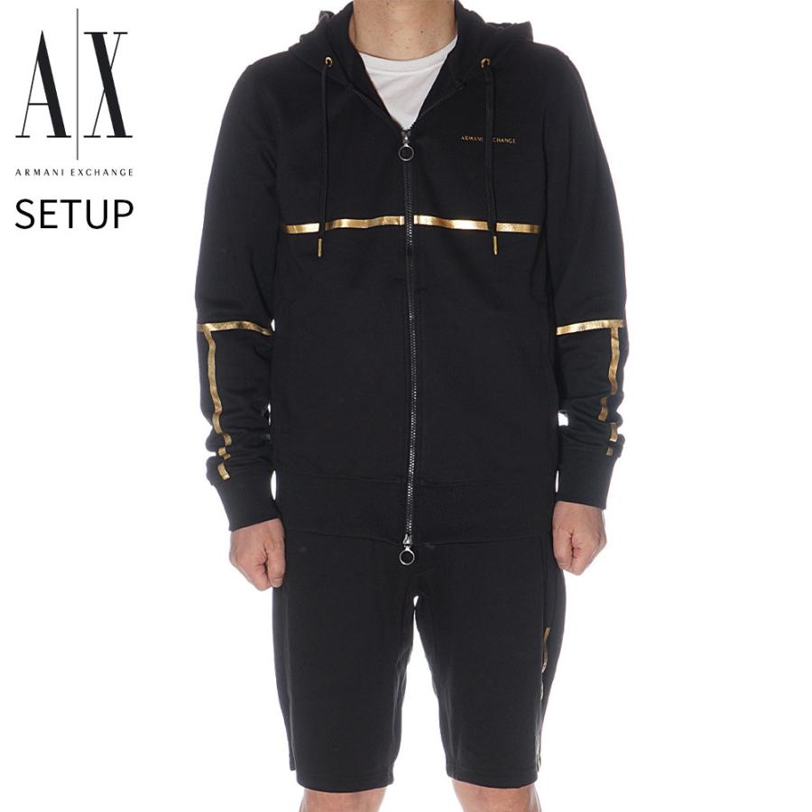アルマーニエクスチェンジ ARMANI EXCHANGE セットアップ ジップパーカー 上下 ジャージ ハーフパンツ メンズ 3LZMNB  3LZSNA Z9N1Z :axm00028:セレクトテイストYahoo!店 - 通販 - Yahoo!ショッピング