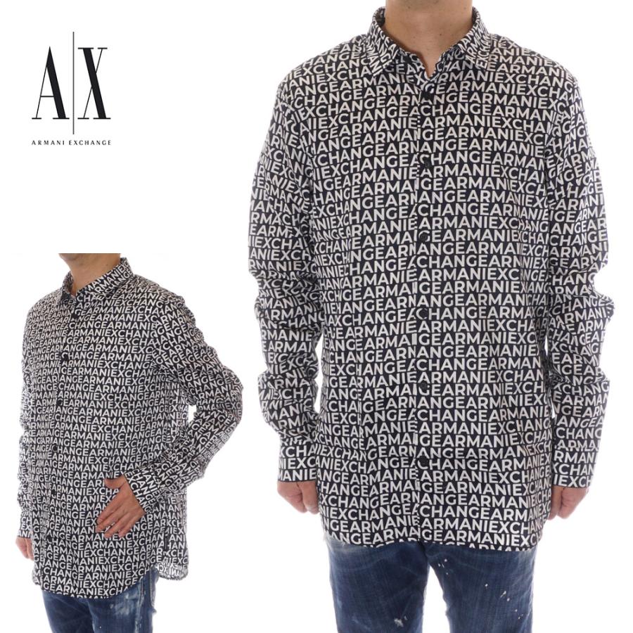 【即発】ARMANI EXCHANGE カジュアルシャツ 6DZC45 ZNZRZ 55JS ARMANI EXCHANGE 並行輸入品 アルマーニ エクスチェンジ
