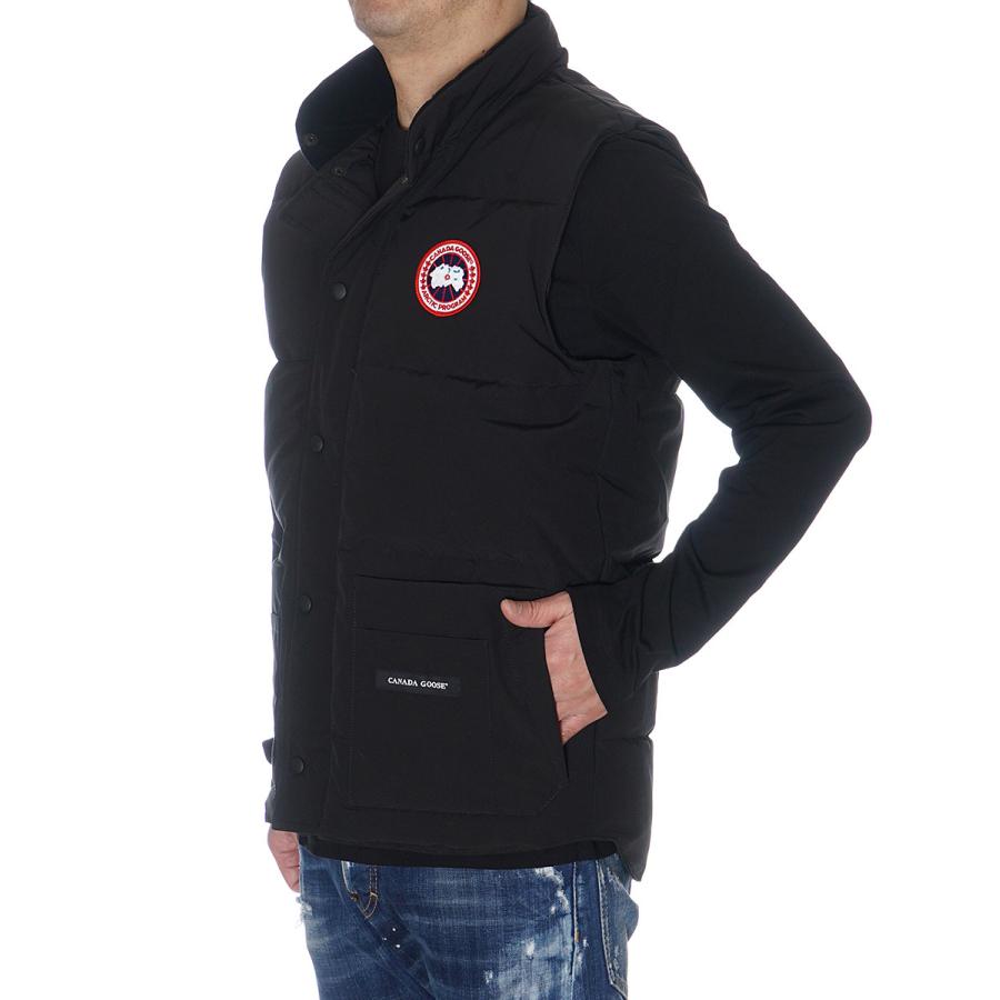 カナダグース ダウンベスト メンズ フリースタイル CANADA GOOSE CREW FREESTYLE VEST ブラック 4154M