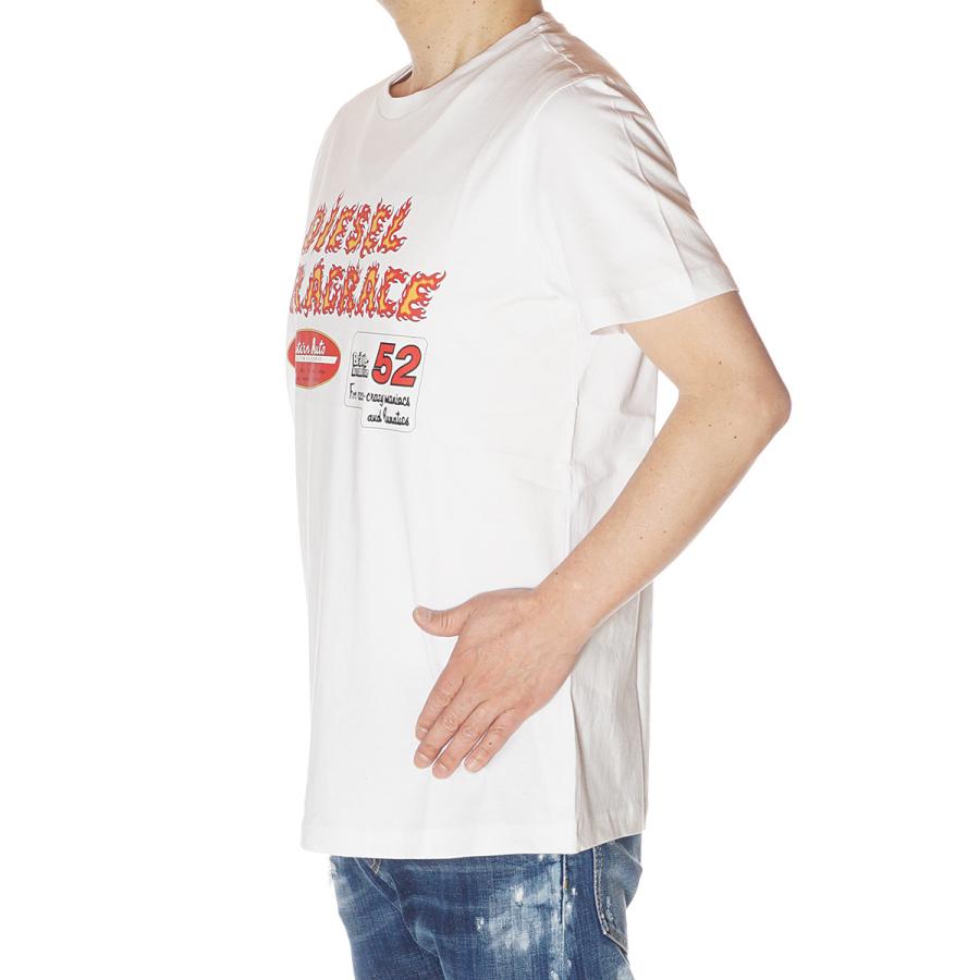 DIESEL 並行輸入品 ディーゼル Tシャツ 半袖 メンズ ホワイト