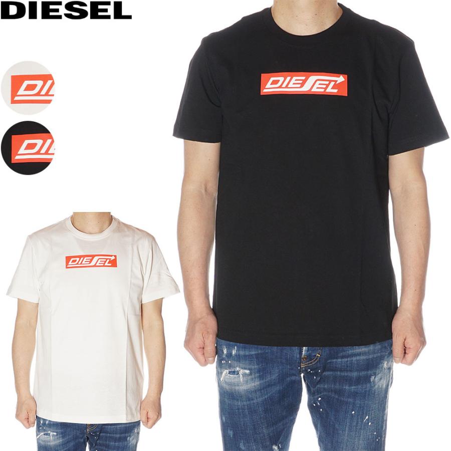 ディーゼル DIESEL Tシャツ 半袖 メンズ ホワイト ブラック A06862 0CATM :dim00190:セレクトテイストYahoo!店 -  通販 - Yahoo!ショッピング