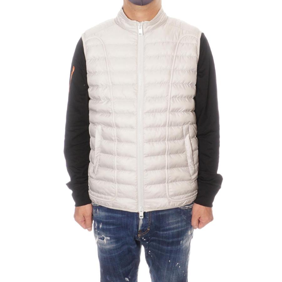 DIESEL（ディーゼル） 並行輸入品 中綿ベスト メンズ ライトグレー