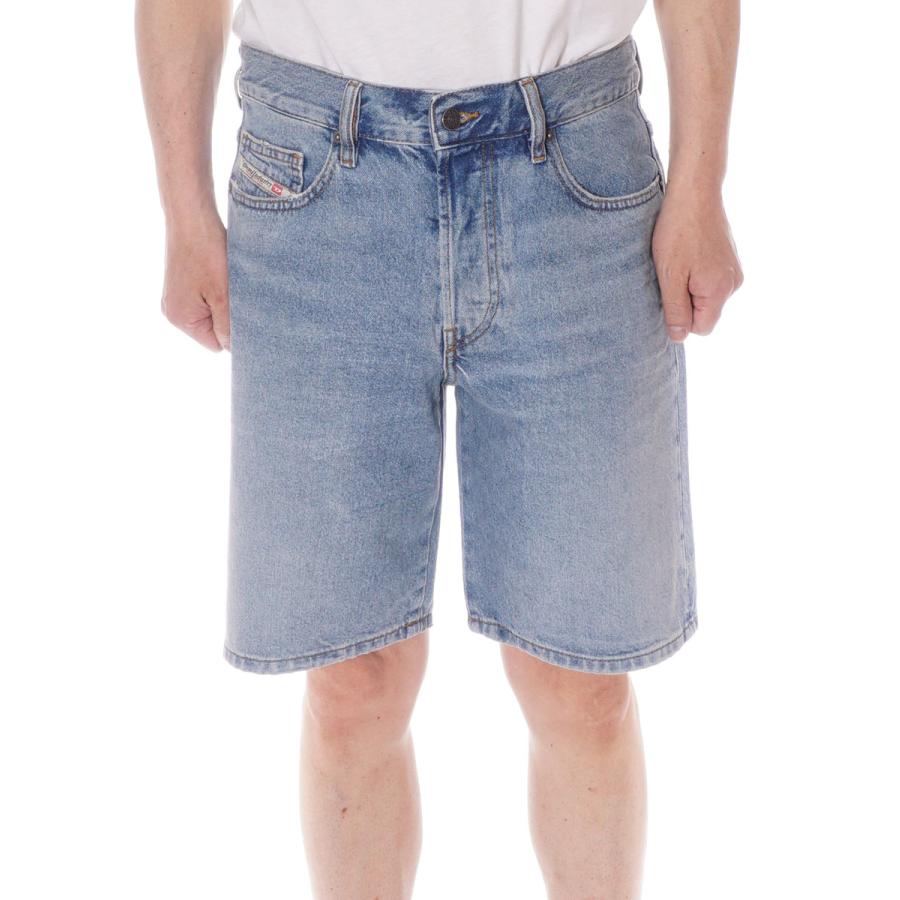 DIESEL ディーゼル デニム ハーフパンツ メンズ ブルー A06430 0DQAF 