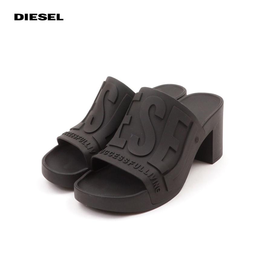 DIESEL 並行輸入品 ディーゼル サンダル レディース ブラック