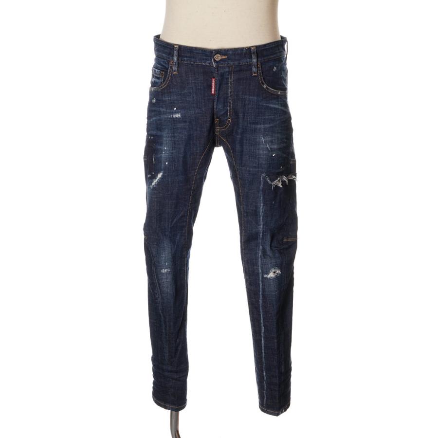 ディースクエアード デニム DSQUARED2 ジーンズ TIDY BIKER JEAN メンズ ブルー S74LB0714 S30342