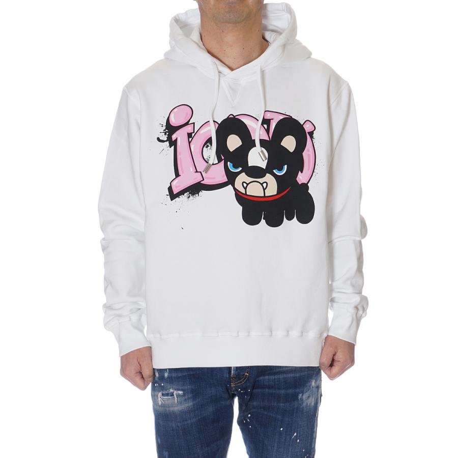 ディースクエアード DSQUARED2 プルパーカー ICON メンズ ホワイト
