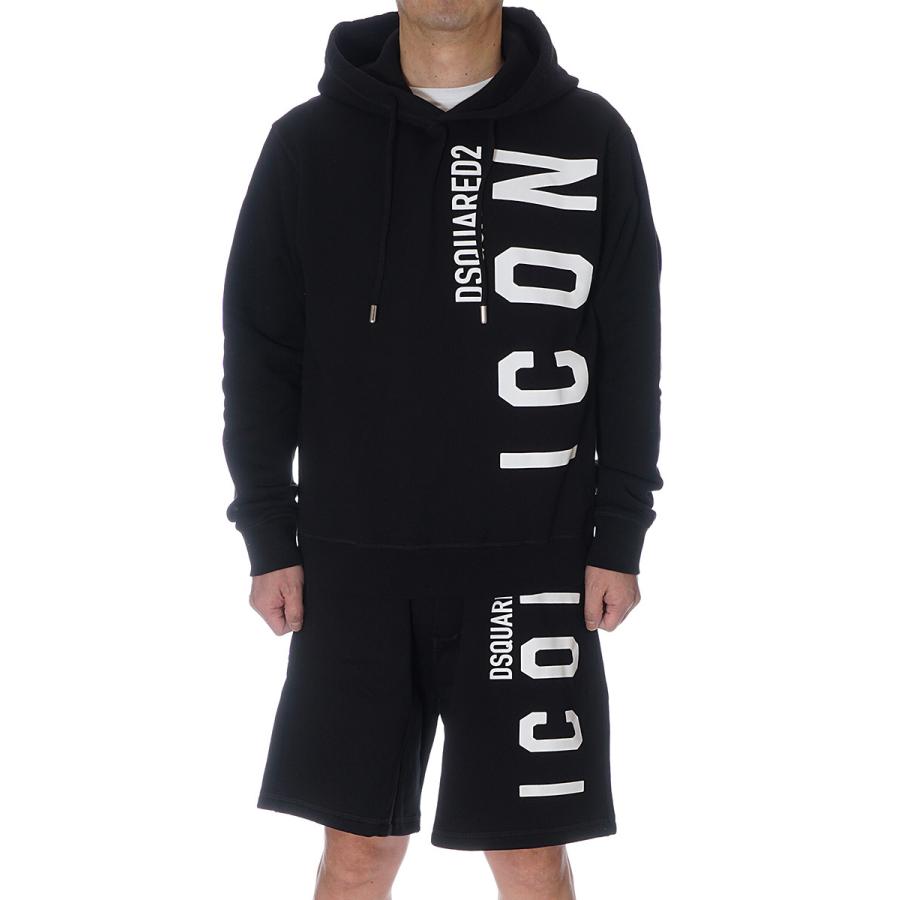 ディースクエアード DSQUARED2 ICON セットアップ プルパーカー