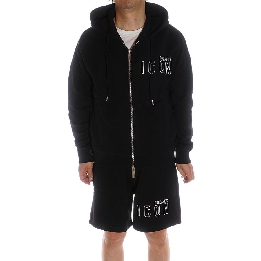 DSQUARED2 ICON ディースクエアード ジップパーカー DSQUARED2 ICON ディースクエアード ジップパーカー