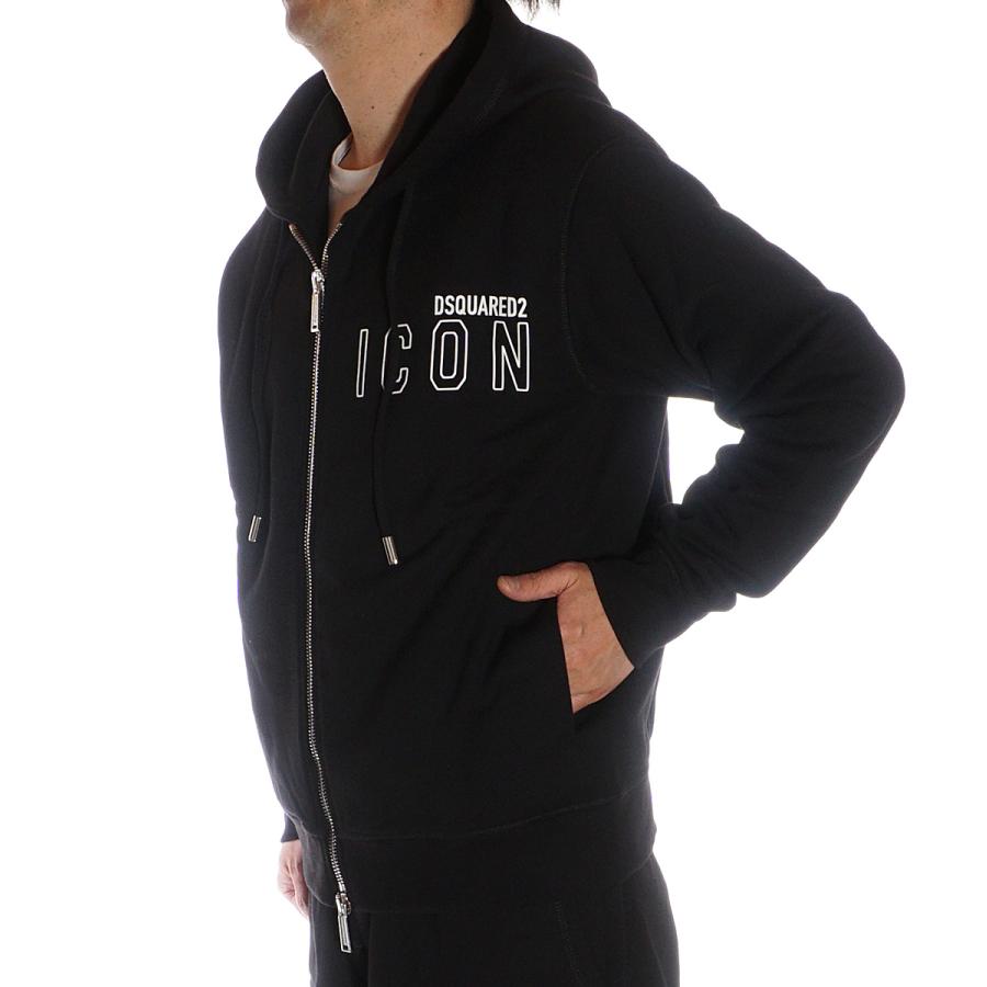 DSQUARED2 ICON ディースクエアード ジップパーカー DSQUARED2 ICON ディースクエアード ジップパーカー