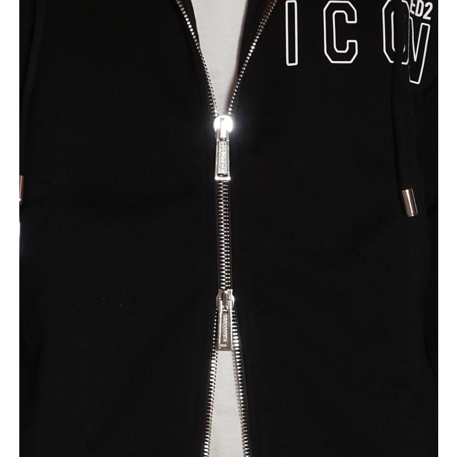 DSQUARED2 ICON ディースクエアード ジップパーカー DSQUARED2 ICON ディースクエアード ジップパーカー