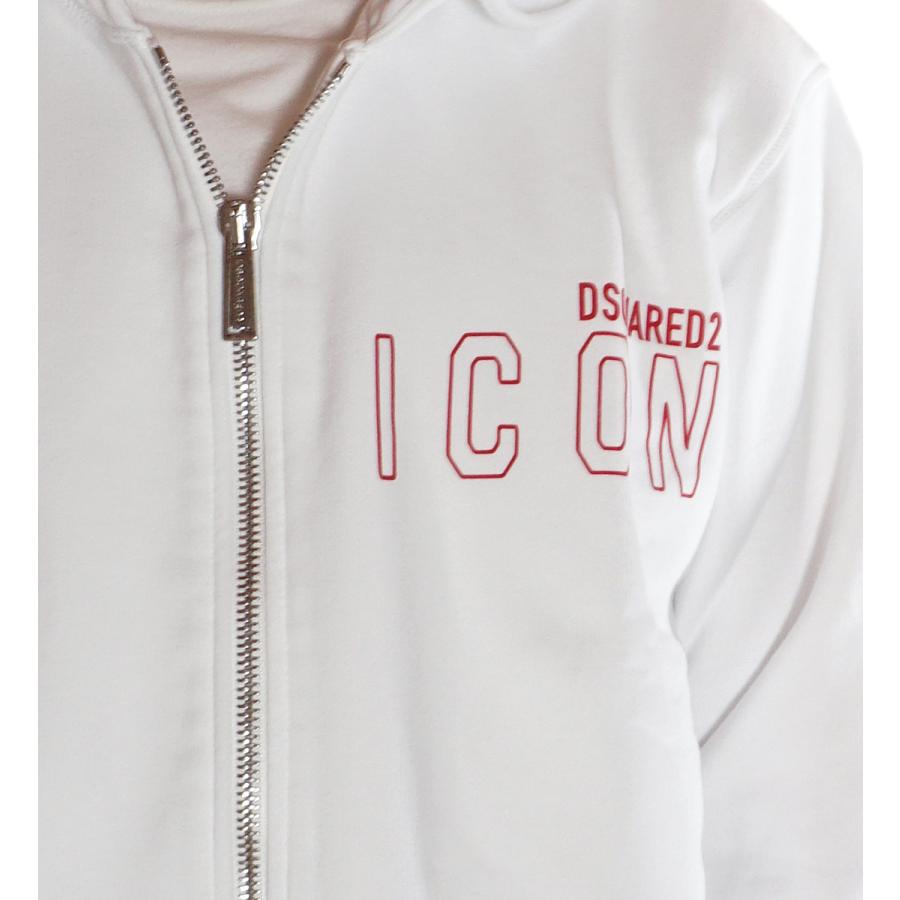 DSQUARED2 ICON ディースクエアード ジップパーカー DSQUARED2 ICON ディースクエアード ジップパーカー