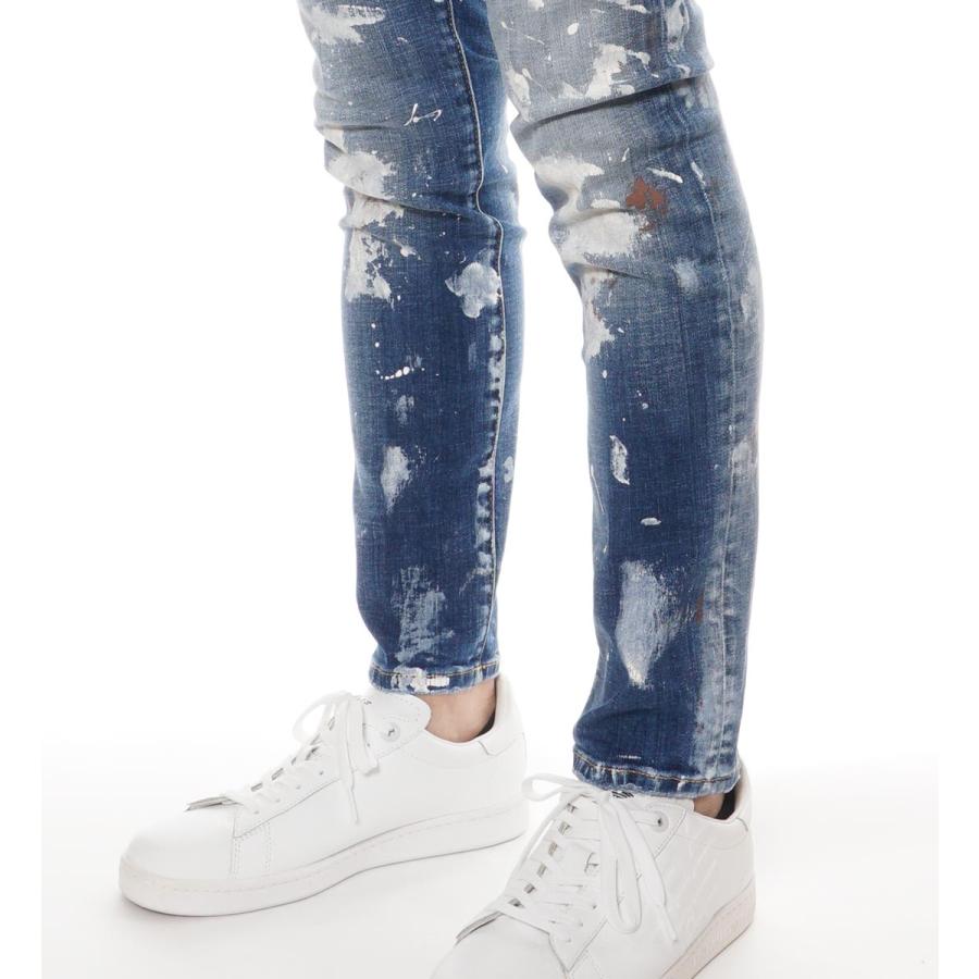 【2026年1月8日以降の発送予定】 ディースクエアード DSQUARED2 SKATER JEAN ジーンズ メンズ ブルー S74LB1359 S30342 【VQL1283628484】(46365円)