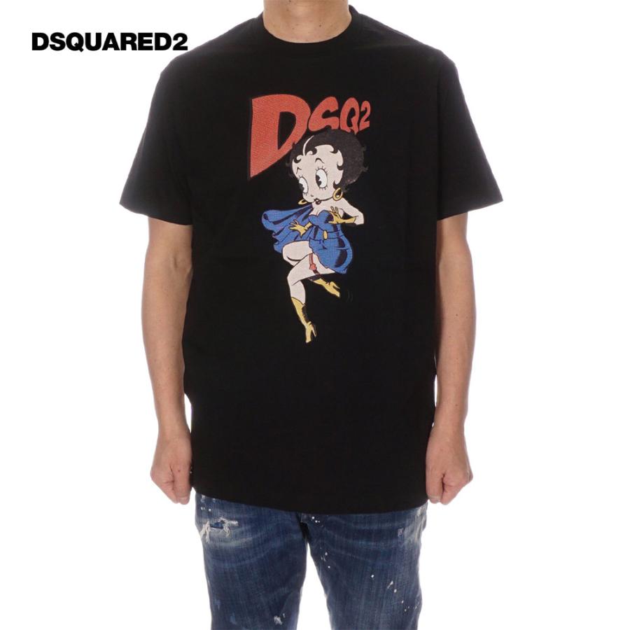 DSQUARED2 ディースクエアード Tシャツ メンズ ブラック