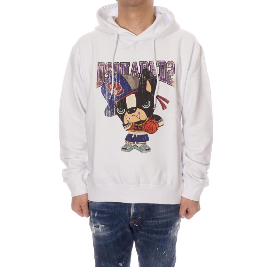 DSQUARED2 ディースクエアード プルオーバーパーカー スウェット 