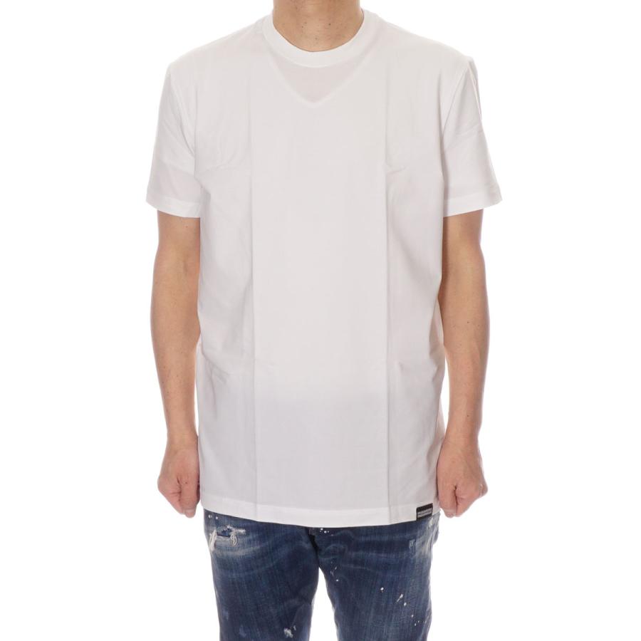 ディースクエアード アンダーウェアライン DSQUARED2 UNDER WEAR ICON Tシャツ メンズ ホワイト D9M205040｜selecty｜02