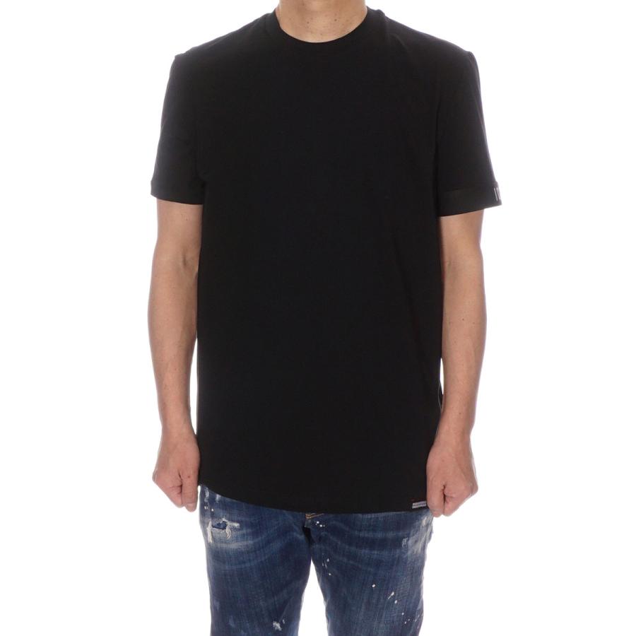 ディースクエアード アンダーウェアライン DSQUARED2 UNDER WEAR ICON Tシャツ メンズ ブラック D9M3S5030｜selecty｜02