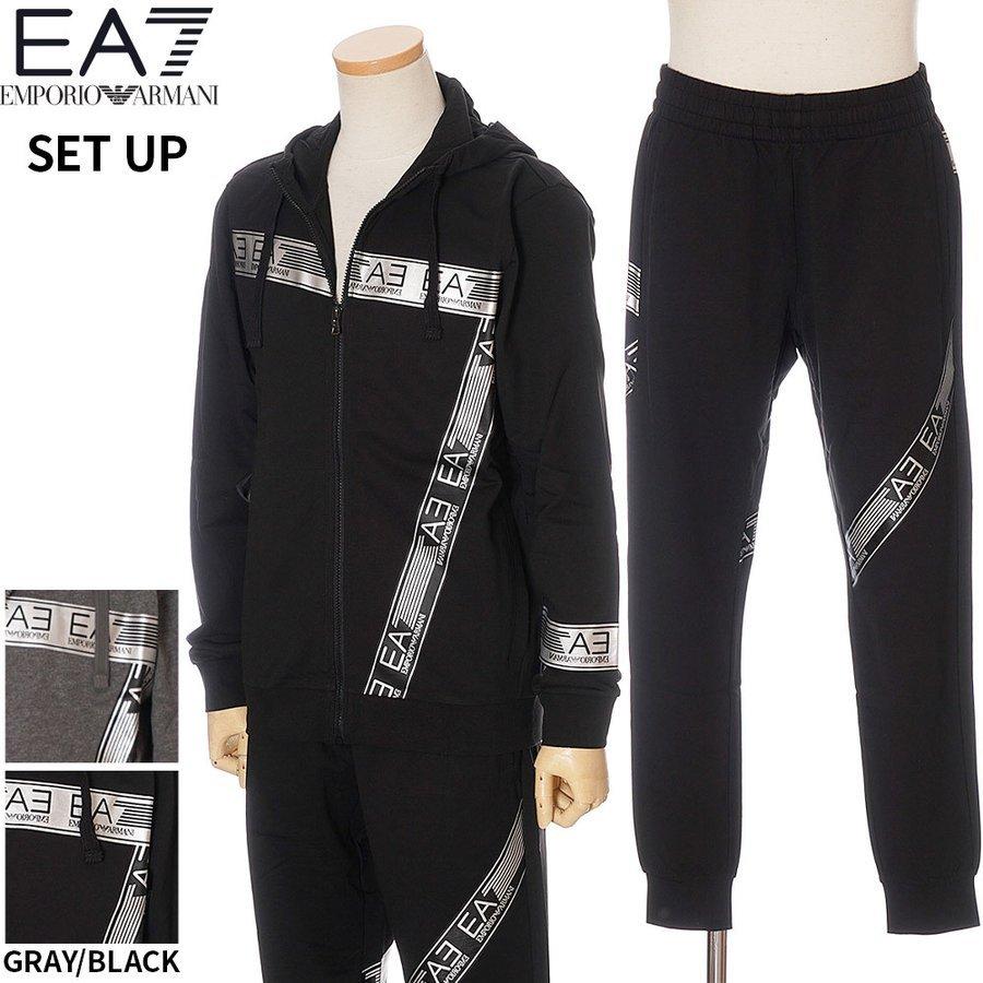 エンポリオアルマーニ セットアップ メンズ Emporio Armani Ea7 上下 パーカー スウェットパンツ ロゴライン 6hpm30 6hpp60 Pj05z Eam000 セレクトテイストyahoo 店 通販 Yahoo ショッピング