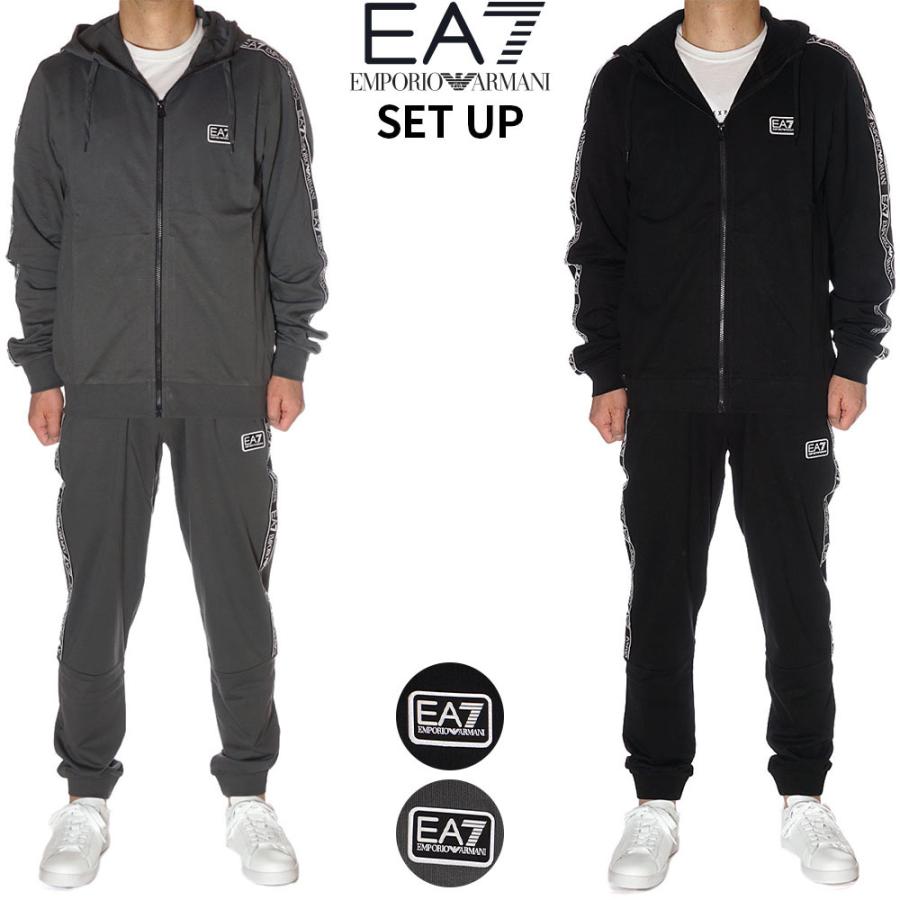 エンポリオアルマーニ Emporio Armani Ea7 セットアップ ジップパーカー スウェット メンズ 3lpm40 3lpp67 Pj05z 正規取扱店