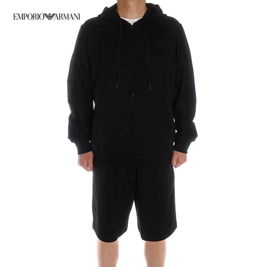 EMPORIO ARMANI エンポリオ・アルマーニ ジップパーカー ハーフパンツ 