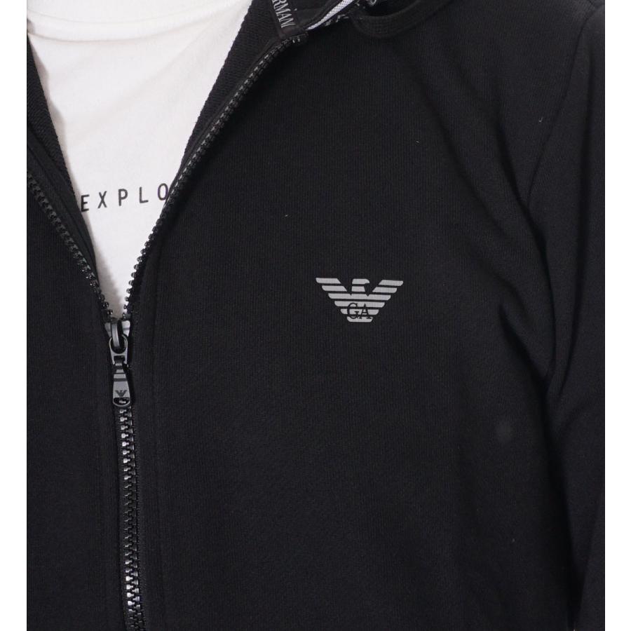 エンポリオアルマーニ　ブラック ジップアップジャケット EA7 EMPORIO ARMANI エンポリオアルマーニ メンズジップアップ