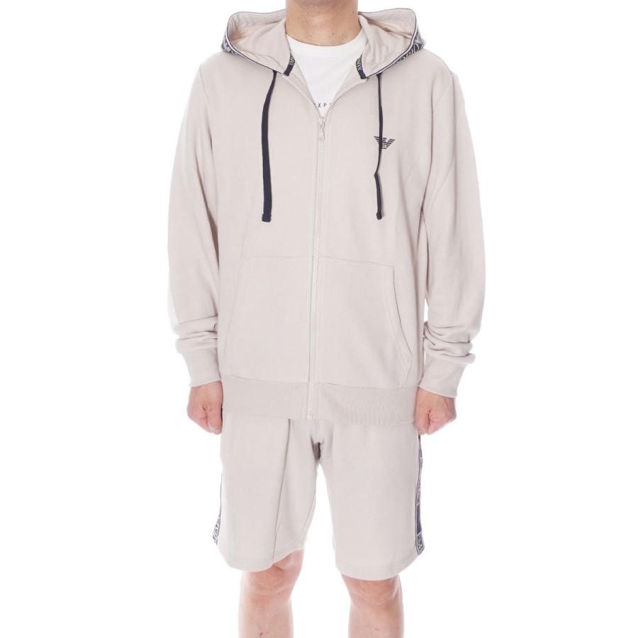 エンポリオ・アルマーニ EMPORIO ARMANI ジップパーカー ハーフパンツ 