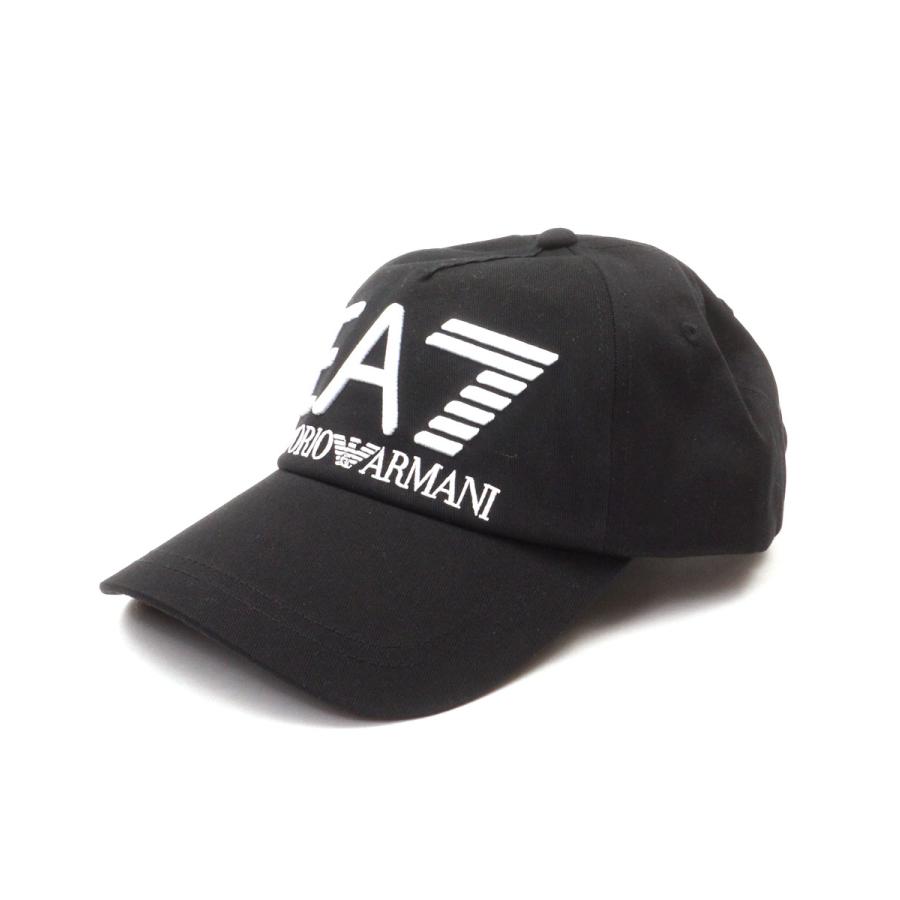 エンポリオ・アルマーニ  EMPORIO ARMANI EA7 キャップ 帽子 メンズ ブラック×ホワイト 245091 CC980 42520｜selecty｜03