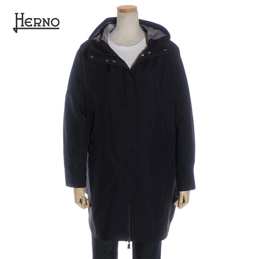 HERNO 並行輸入品 ヘルノ Laminat コート レディース ブラック