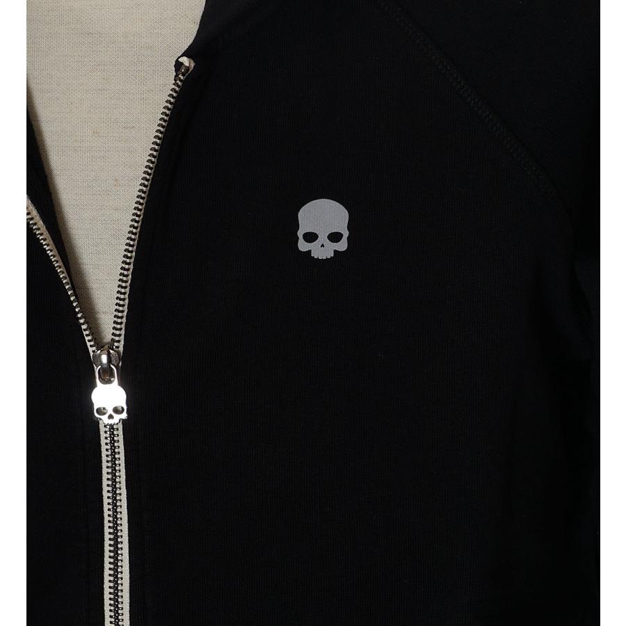 ハイドロゲン セットアップ メンズ HYDROGEN 上下 サイドライン ジップパーカー スウェット ハーフパンツ 股下18cm ハイドロゲン S： 股上33cm