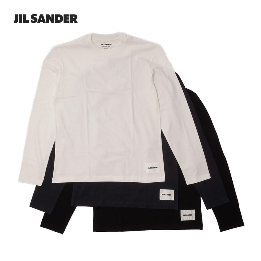 JIL SANDER ジルサンダー ロングスリブTシャツ 3枚パック メンズ 3色 
