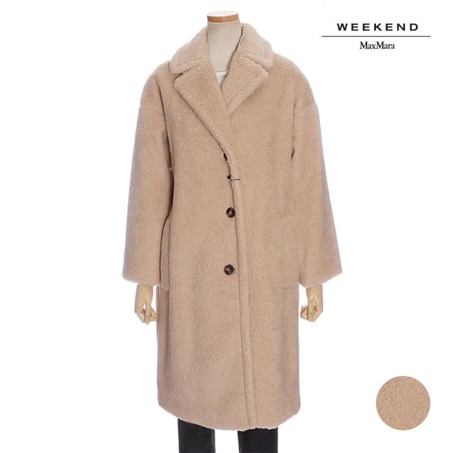 マックスマーラウィークエンドライン MAXMARA WEEKEND LINE ボア素材 コート レディース ベージュ 50160323000