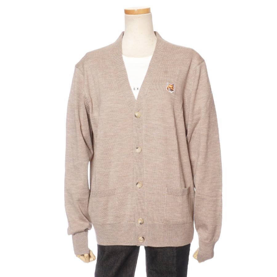 MAISON KITSUNE メゾン キツネ Vネック カーディガン ユニ MAISON KITSUNE メゾン キツネ Vネック カーディガン ユニ