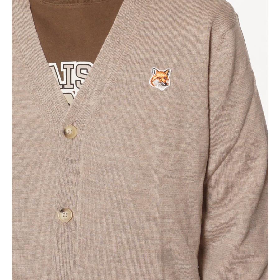 MAISON KITSUNE メゾン キツネ Vネック カーディガン ユニ MAISON KITSUNE メゾン キツネ Vネック カーディガン ユニ