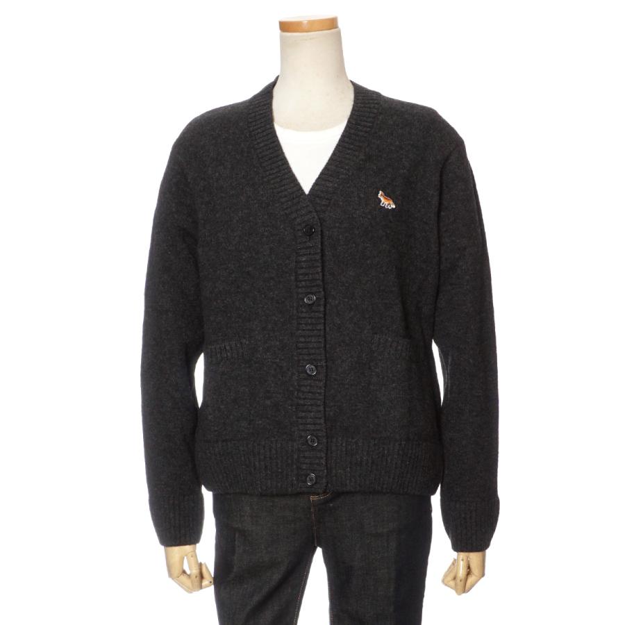 MAISON KITSUNE メゾン キツネ カーディガン レディース ダークグレー  